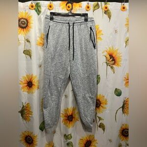 Brooklyn Cloth Gray Heather Jogger Sweatpants with Black Trim
